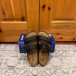 black birkenstocks brand new